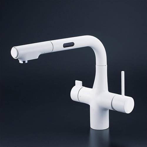 ビルトイン浄水器用シングルシャワー付