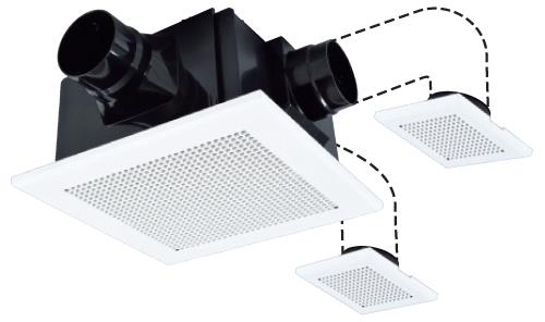 天井埋込形換気扇 2～3部屋用定風量タイプ