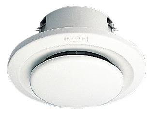 丸形給排気グリル 風量調節形