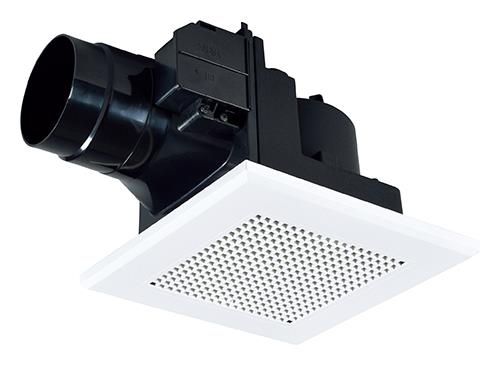 天井埋込形換気扇 低騒音電気式シャッター付