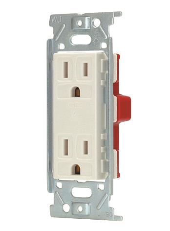 接地ダブルコンセント(PW色)