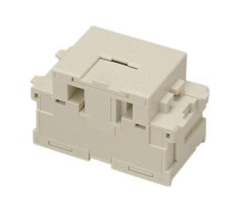 電話用 埋込モジュラジャック(PW色)