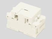 電話用 埋込モジュラジャック コンデンサ付(PW色)