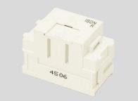 ISDN用 埋込モジュラジャック 終端抵抗付 8極8心用(PW色)