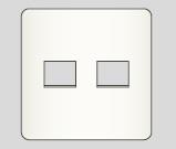 コンセントプレート 2連用