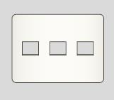 コンセントプレート 3連用