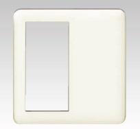 Jワイドスリム スイッチ+コンセントプレート スイッチ+ブランク