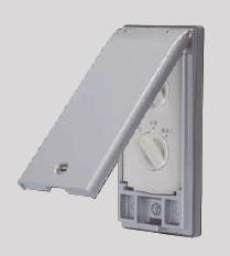 Jワイドスリム 感熱センサ用ロータリスイッチセット(防滴薄形)単極3段切換 2個用