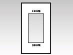 Jワイドスリム コンセントプレート 100/200V併用接地専用