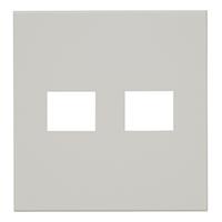 Jワイドスリム コンセントプレート 2連用