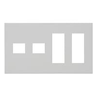 Jワイドスリム コンセントプレート 4連用