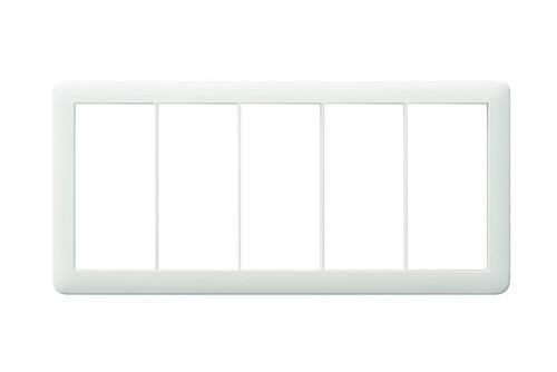 Jワイドスリム スイッチプレート 5連用