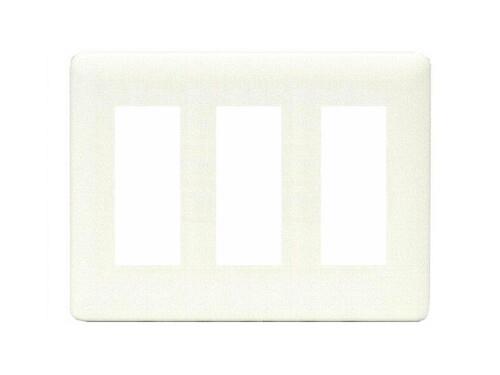 Jワイドスリム コンセントプレート 3連用 9口