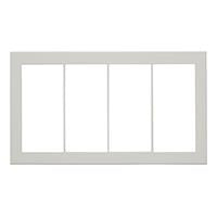 Jワイドスリム スイッチプレート 4連用