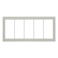 Jワイドスリム スイッチプレート 5連用