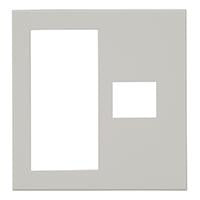 Jワイドスリム スイッチ+コンセントプレート スイッチ+1口