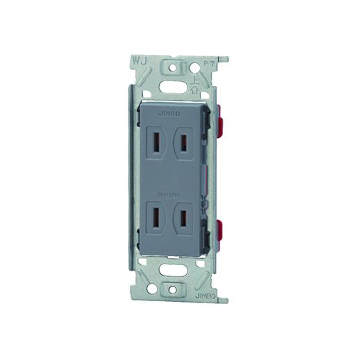 NKシリーズ 埋込ダブルコンセント 金属枠