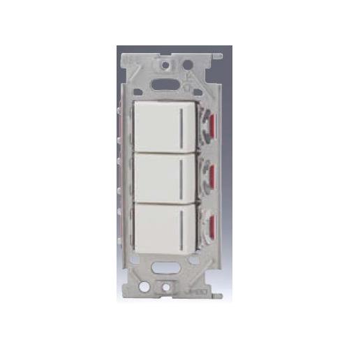 NKシリーズ 埋込リモコンスイッチ個別+個別+パターンスイッチトリプルセット