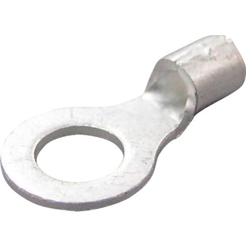 ニチフ 裸圧着端子 R形(100P)より線0.2~0.5 外寸8