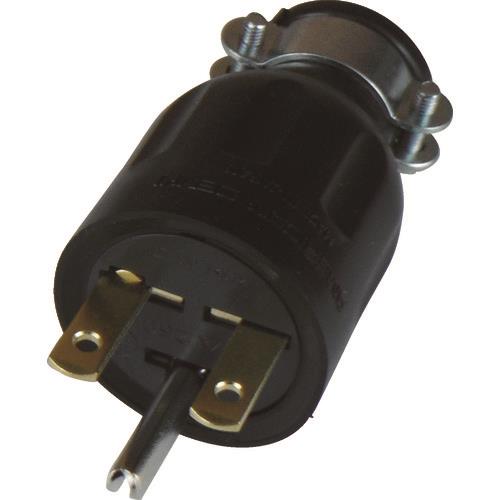 アメリカン電機 平刃形 ゴムプラグ 接地2P15A125V
