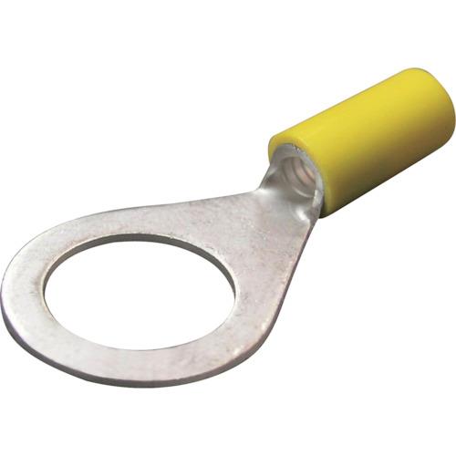 ニチフ 絶縁被覆付圧着端子(R形) 丸形 絶縁筒部ストレートタイプ(100PCS)