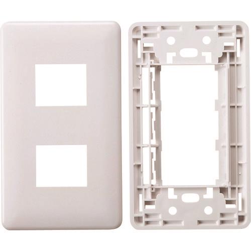 SANWA JIS対応フェイスプレート(2ポート用)