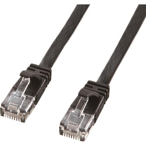 SANWA カテゴリ6フラットクロスケーブル