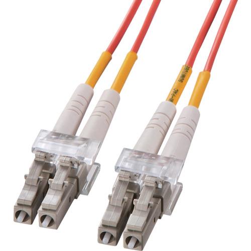 SANWA 光ファイバケーブルケーブル色:オレンジ 芯数2