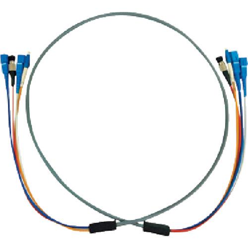 SANWA 光ファイバケーブル防水ロバストタイプケーブル色:グレー 芯数4