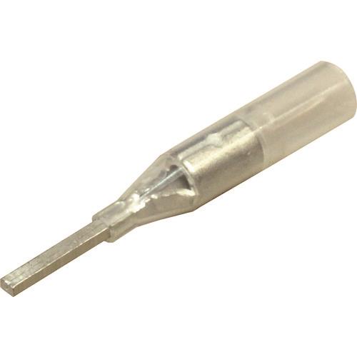 ニチフ 絶縁被覆付圧着端子 TC形(100P) 透明 B1.1×0.8mm l6mm