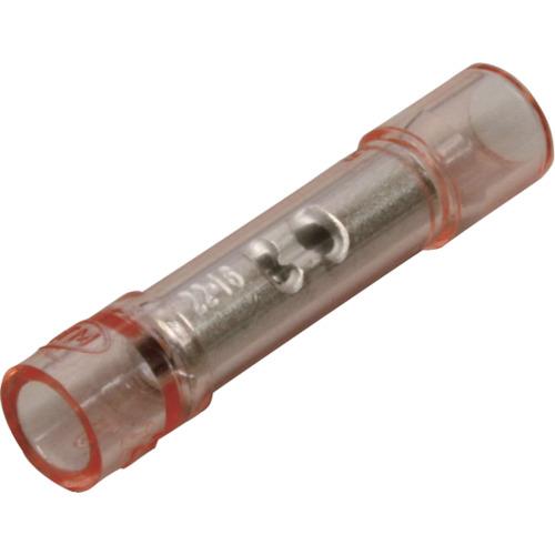 ニチフ 環境配慮形絶縁被覆付圧着スリーブ(B形)100個入 赤透明