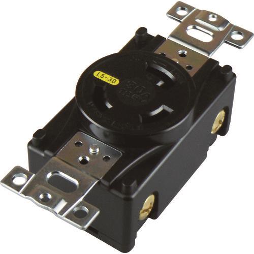 アメリカン電機 引掛形 埋込コンセント 接地2P30A125V