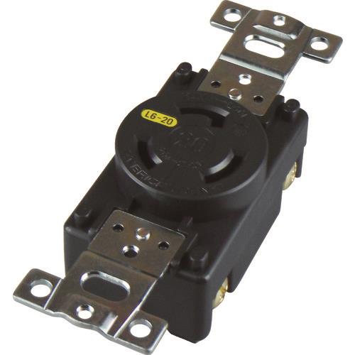 アメリカン電機 引掛形 埋込コンセント 接地2P20A250V