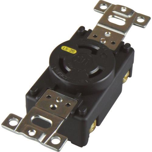 アメリカン電機 引掛形 埋込コンセント 接地2P20A125V