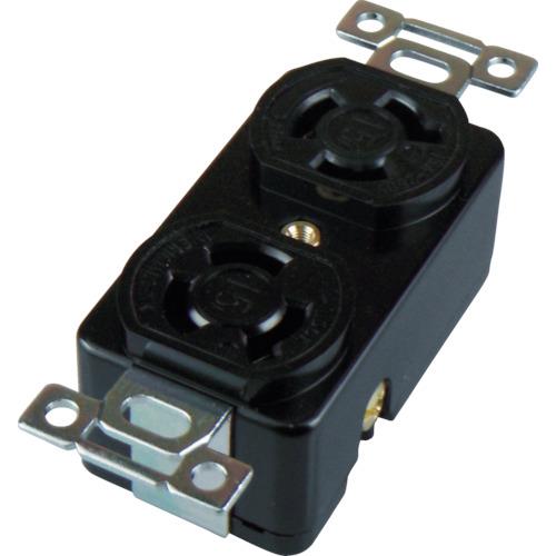 アメリカン電機 引掛形 複式埋込コンセント 接地2P15A125V