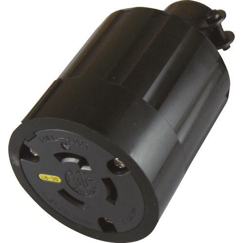 アメリカン電機 引掛形 ゴムコネクタボディ 接地2P30A250V