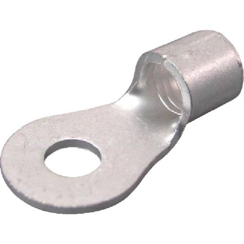 ニチフ 裸圧着端子 R形(100P) より線26.66~42.42 外寸15.3mm スタッド径8.4mm