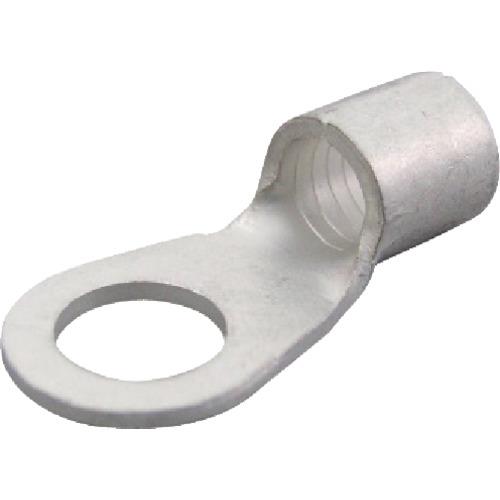 ニチフ 裸圧着端子 R形(100P) より線16.78~26.66 外寸11.8mm スタッド径8.4mm