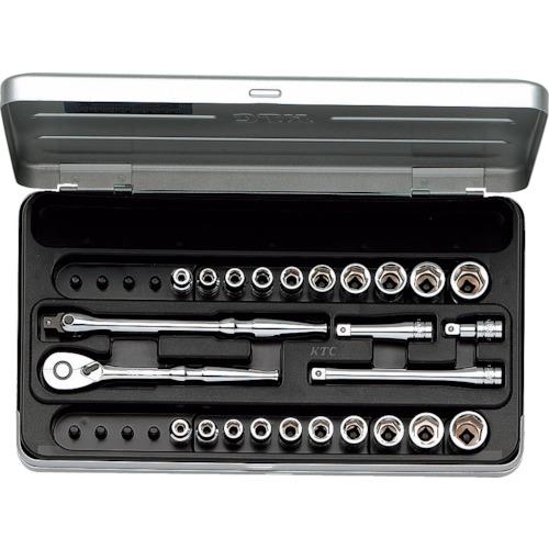 KTC 6.3sq.ソケットレンチセット(25点) 差込角6.35mm