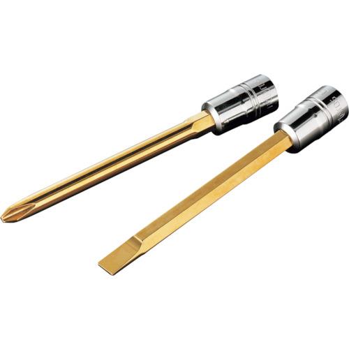 ネプロス ドライバービットソケット 6.3sqロングクロスビットソケット 刃先NO.2 全長92.7mm