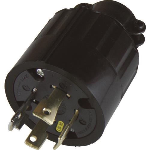 アメリカン電機 引掛形 ゴムプラグ 接地3P30A250V