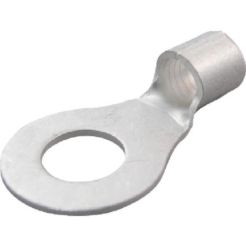 ニチフ 裸圧着端子 R形(50P) より線26.66~42.42 外寸30mm スタッド径21mm