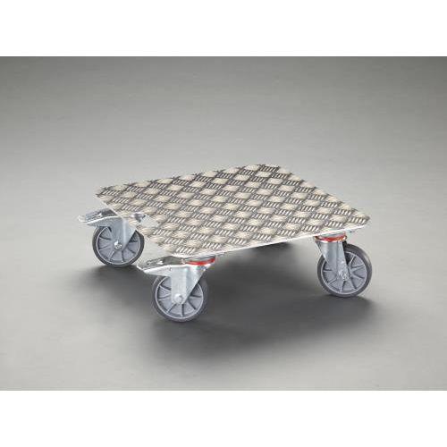 500x500mm/250kgドーリー(ブレーキ付)