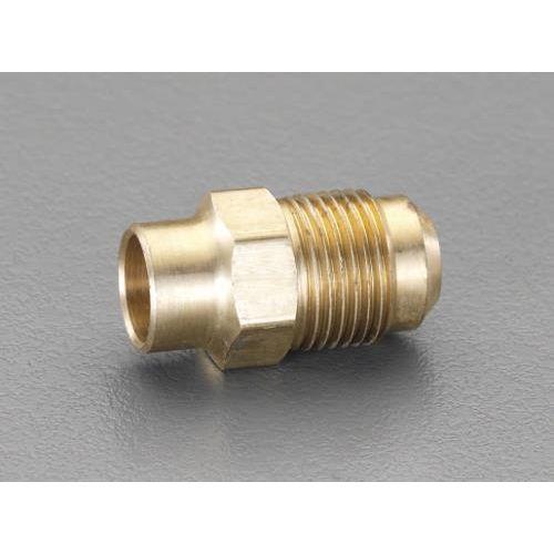 F3/8"x3/8" フレアハーフユニオン(ロウ付型)
