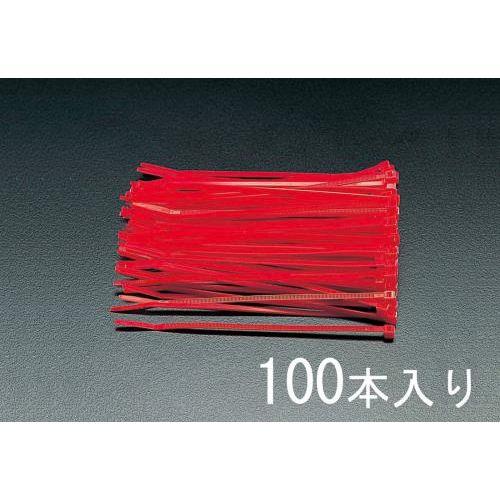 200x 4.6mm結束バンド(赤/100本)