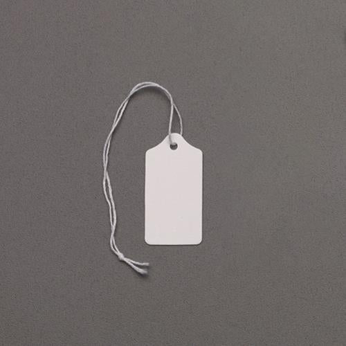 30x15mm 糸付タグ(白/1000枚)
