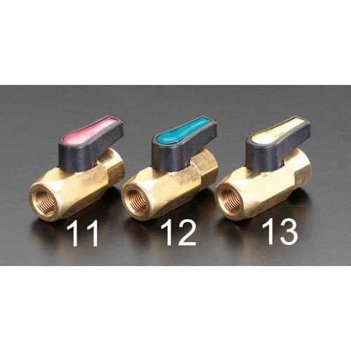 NPT1/8＂xNPT1/8＂ ボールバルブ(青)