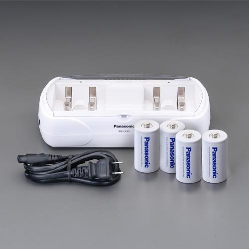 充電器セット(ニッケル水素 単2x4本)