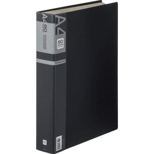 A4/S型 クリアーブック(80枚/黒)