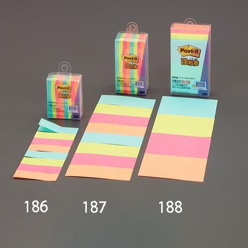 50x15 強粘着メモ(45枚x8個/4色)
